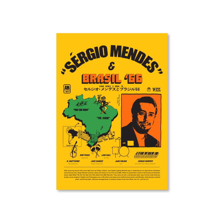 Sergio Mendes Infographic Prints